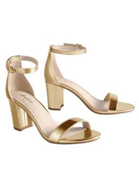 Open Toe Ankle Strap Chunky Heel Sandals 2.75 Inch Heels for Women